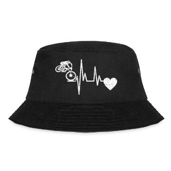 Bicycle Cycling Cyclists Cyclists Cyclists - Bucket Hat - black - Front - Lela (165cm)