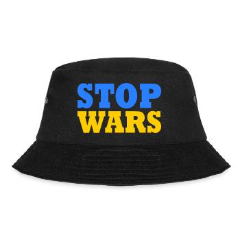 Stop war - Bucket Hat - black - Front - Lela (165cm)