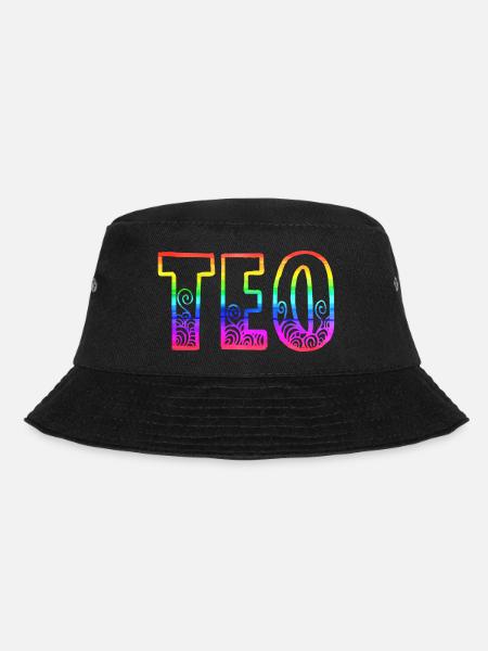 teo rs regenbogen - Bucket Hat - Schwarz