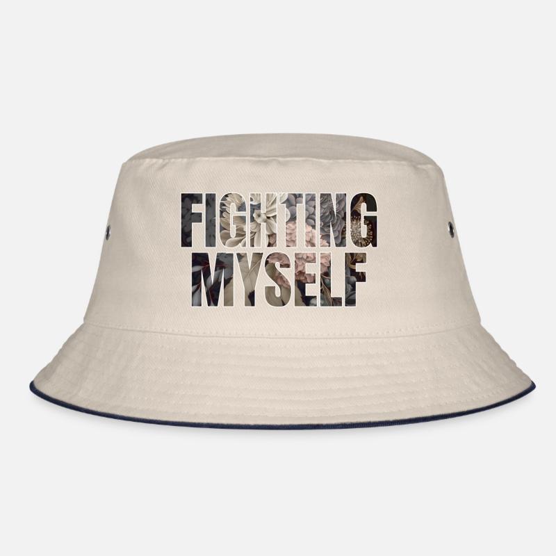 fighting myself Geschenk Bucket Hat