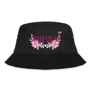 Brautjungfer - Bucket Hat - Schwarz - Vorne - Lela (165cm)