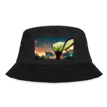 Futuristic Venus flytrap - Bucket Hat - black - Front - Lela (165cm)