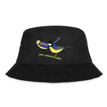 Birds - Bucket Hat - black - Front - Lela (165cm)