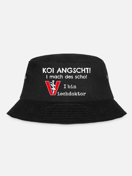 Humor Tierarzt, Veterinär Viechdoktor - Bucket Hat - Schwarz