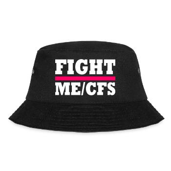 Me/cfs - fight me/cfs - Bucket Hat - Schwarz - Vorne - Lela (165cm)