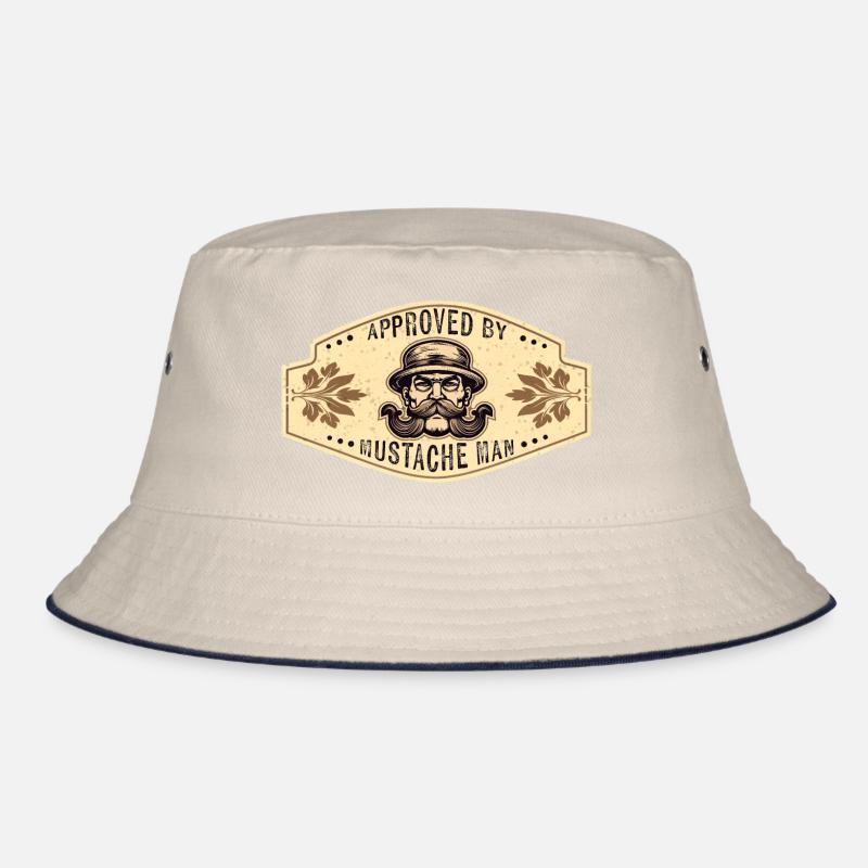 Genehmigt von Mustache Man Bucket Hat