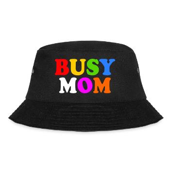 Busy mom - Bucket Hat - black - Front - Lela (165cm)
