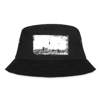 Berlin germany techno rave music party travel - Bucket Hat - black - Front - Lela (165cm)