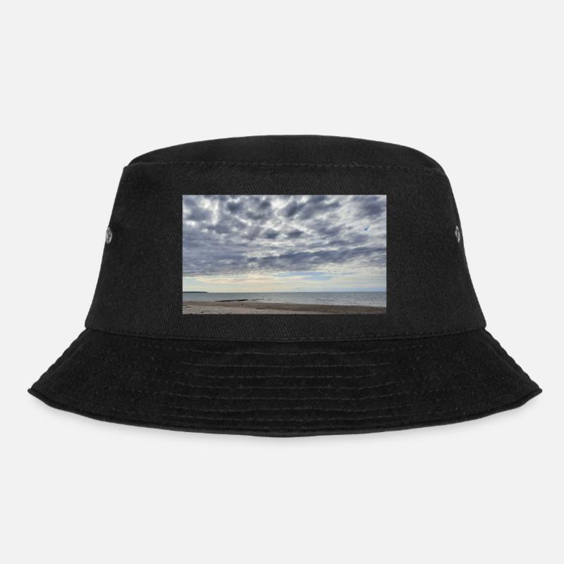Clouds - Bucket Hat - black