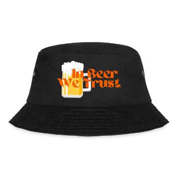 In Beer We Trust! - Bucket Hat - Schwarz - Vorne - Lela (165cm)