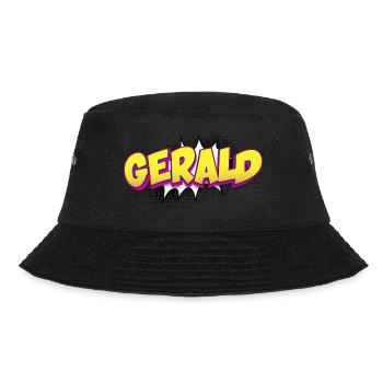 Gerald Nom personnalisé Style bande dessinée Pop Art, - Bob - noir - Devant - Lela (165cm)