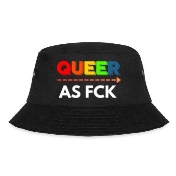 Queer homosexuell LGBTQ transgender schwul lesbe - Bucket Hat - Schwarz - Vorne - Lela (165cm)