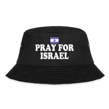 Pray for israel - Bucket Hat - black - Front - Lela (165cm)