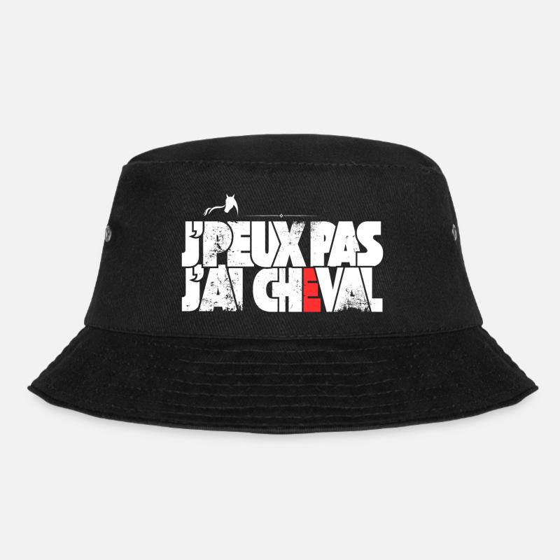 J'peux pas j'ai Cheval - Bob - noir