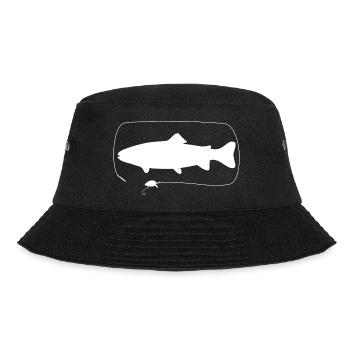 Trout with wobbler - Bucket Hat - black - Front - Lela (165cm)