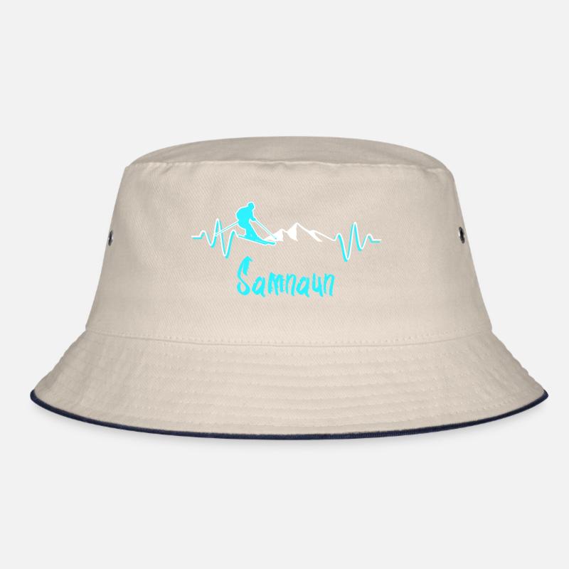 Skiing Samnaun Bucket Hat