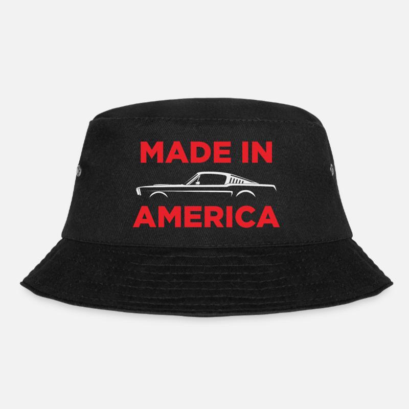 MUST4NG MADE IN AMERICA - Bucket Hat - black