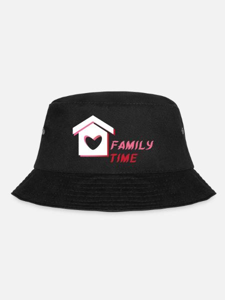 Family time - Familienzeit - Bucket Hat - Schwarz