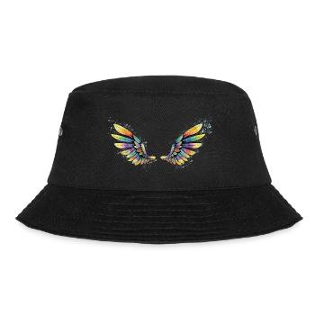 Wing - Bucket Hat - black - Front - Lela (165cm)