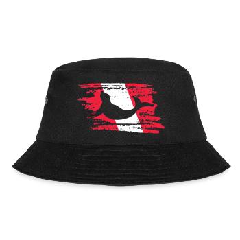 Diving Flag Sea Lion Underwater Exploration Scuba - Bucket Hat - black - Front - Lela (165cm)