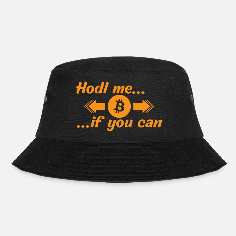 BTC Hold me if you can - Bucket Hat - black