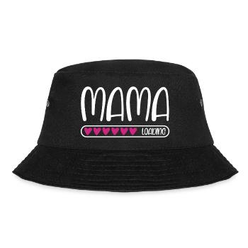 Mama loading - Bucket Hat - Schwarz - Vorne - Lela (165cm)