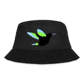 kolibri - Bucket Hat - Schwarz - Vorne - Lela (165cm)