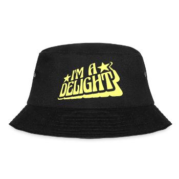 Funny I'm A Delight Sarcastic Delightful Humor Fun - Bucket Hat - black - Front - Lela (165cm)