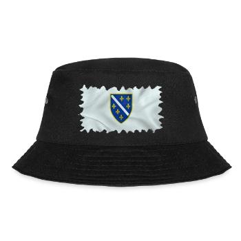 Bosnien in der Herzegowina Europa Sarajavo Flagge Mostar - Bucket Hat - Schwarz - Vorne - Lela (165cm)