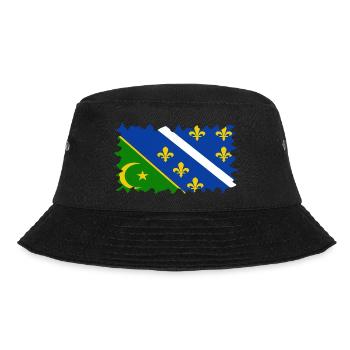 Bosnia in herzegovina europe sarajavo flag mostar - Bucket Hat - black - Front - Lela (165cm)