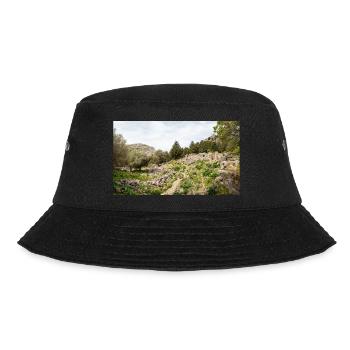 Burgruine des mittelalterlichen Palio Pyli Kos - Bucket Hat - Schwarz - Vorne - Lela (165cm)