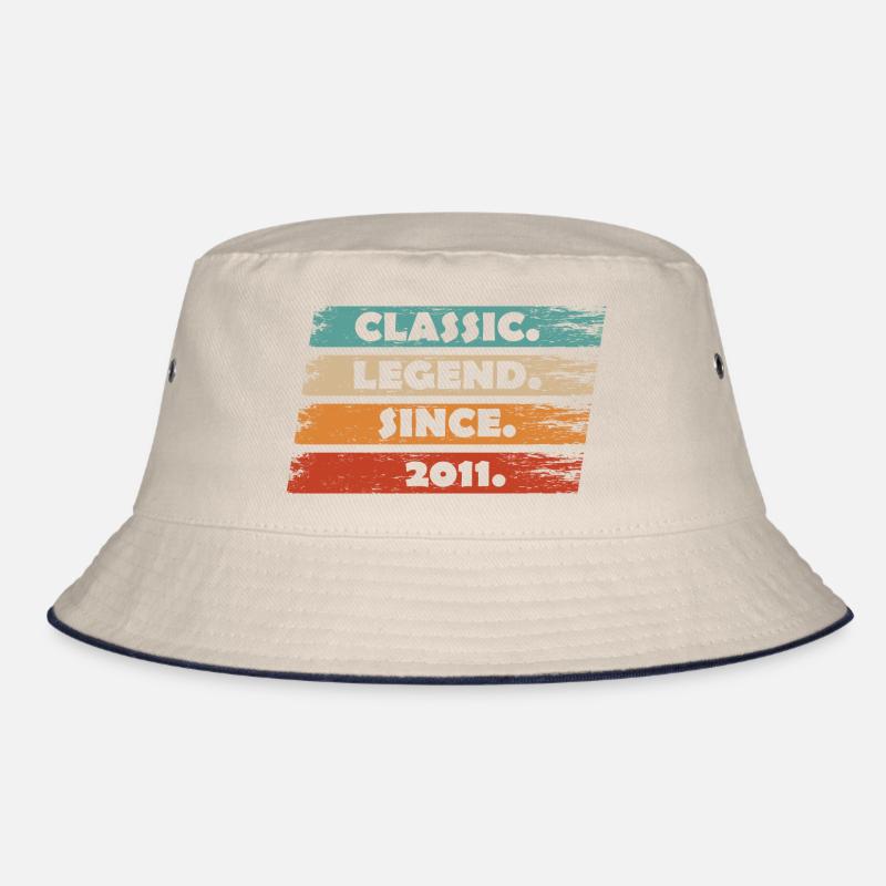 13th Anniversary 2011 - Legend since vintage ret Bucket Hat