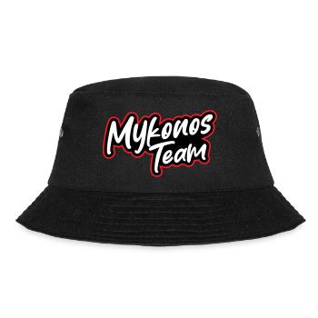 Mykonos Team - Bucket Hat - Schwarz - Vorne - Lela (165cm)