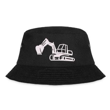 bagger - Bucket Hat - Schwarz - Vorne - Lela (165cm)