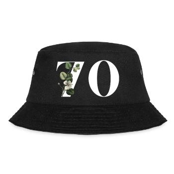 Numéro 70 floral vert - 70e anniversaire floral - Bob - noir - Devant - Lela (165cm)