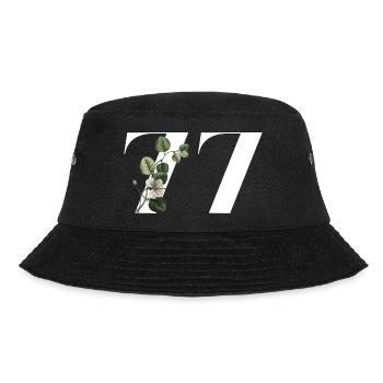 Numéro 77 floral vert - 77e anniversaire floral - Bob - noir - Devant - Lela (165cm)