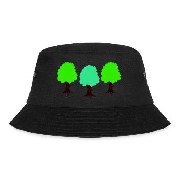 trees - Bucket Hat - black - Front - Lela (165cm)