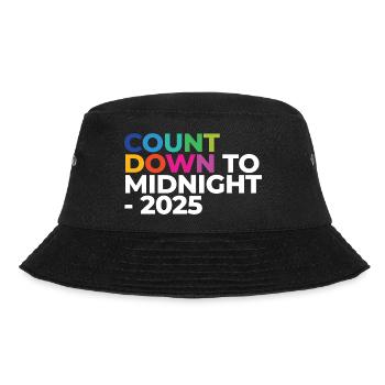 Countdown To Midnight - 2025 - Bucket Hat - black - Front - Lela (165cm)
