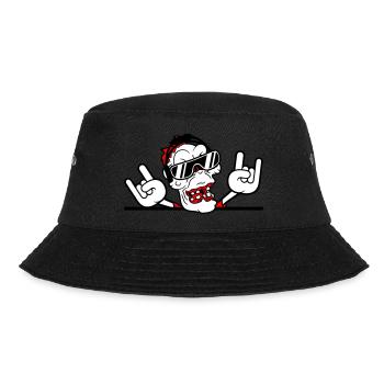 DJ Zombie Undead Horror Halloween Party Celebrations - Bucket Hat - black - Front - Lela (165cm)