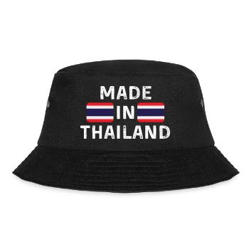 Made in Thailand - Thail Flag - Bucket Hat - black - Front - Lela (165cm)