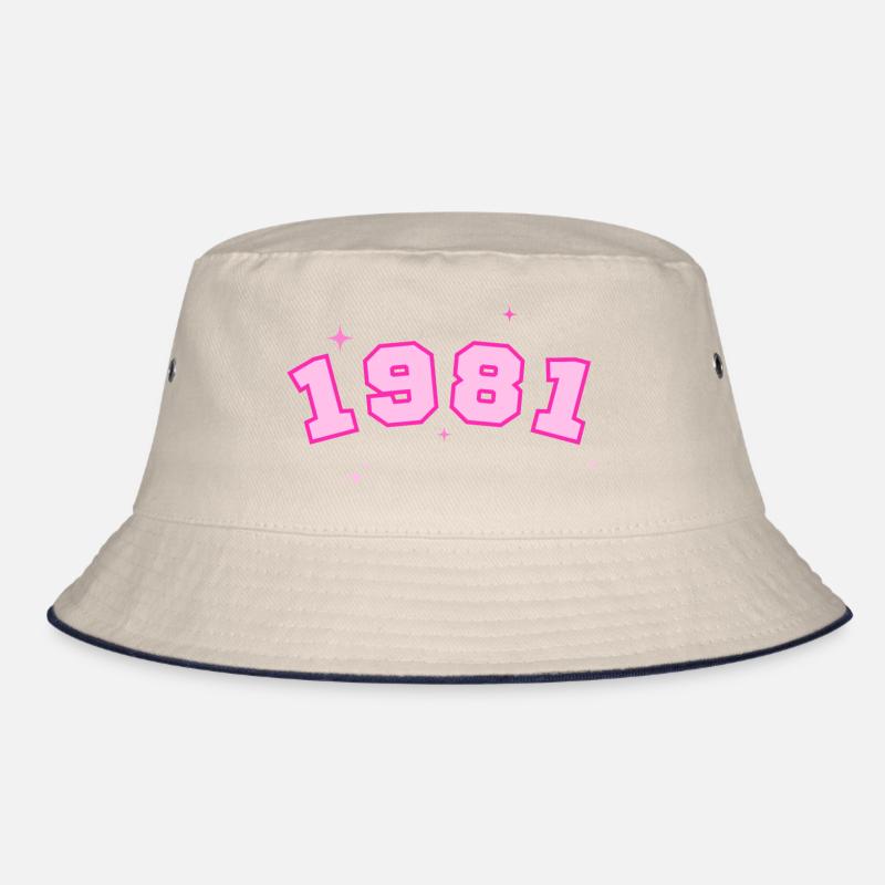 1981 Pink Star Bucket Hat