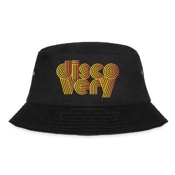 Disco Very Retro Lines - Bucket Hat - black - Front - Lela (165cm)