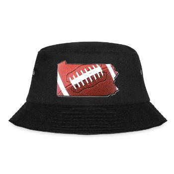 Football in the Pennsylvania State Map - Bucket Hat - black - Front - Lela (165cm)