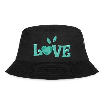 Love Planet Environmental Earth Day - Bucket Hat - black - Front - Lela (165cm)