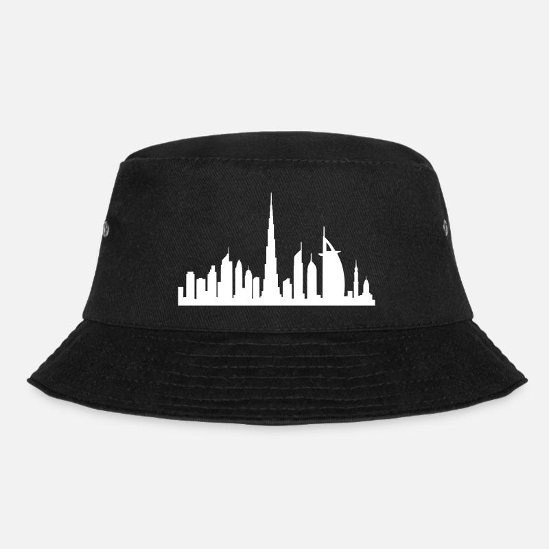 dubai skyline - Bucket Hat - Schwarz