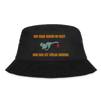 Petrol in the blood - Bucket Hat - black - Front - Lela (165cm)