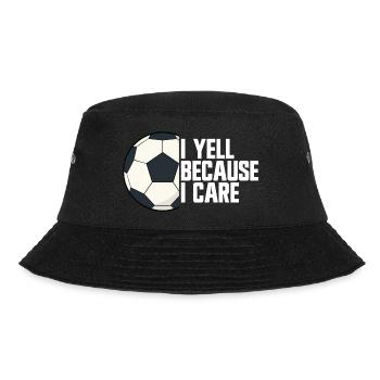I'm screaming because I care about football parents - Bucket Hat - black - Front - Lela (165cm)