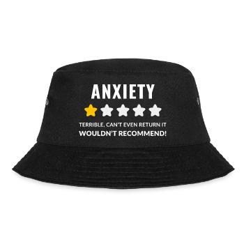 Expressive Anxiety Awareness Design - Bucket Hat - black - Front - Lela (165cm)