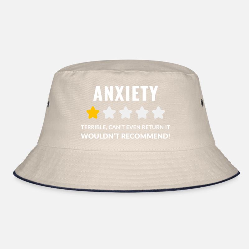 Ausdrucksstarkes Angstbewusstseinsdesign Bucket Hat