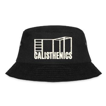Calisthenics - Bucket Hat - Schwarz - Vorne - Lela (165cm)